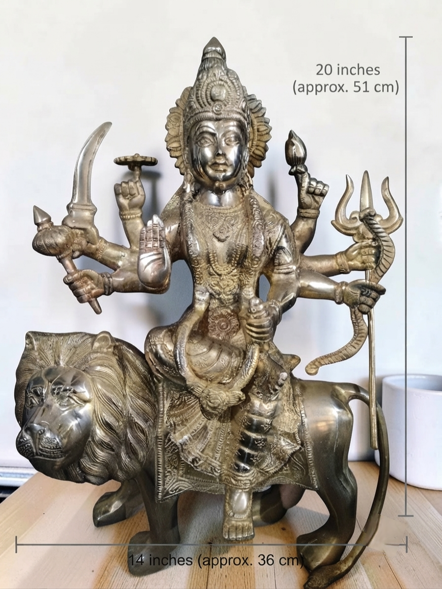 Brass Durga Statue for your home decoration