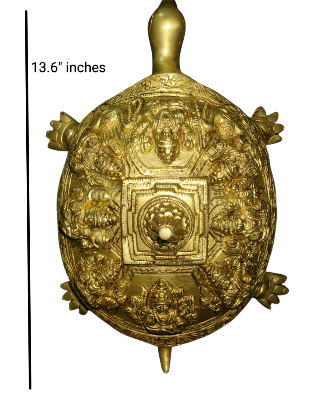 Brass Ashthlaxmi Tortoise Statue