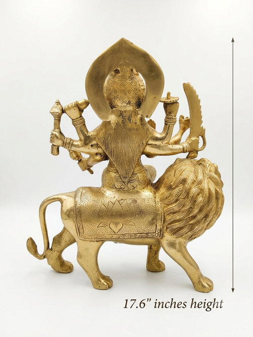 Brass Durga Mata Statue