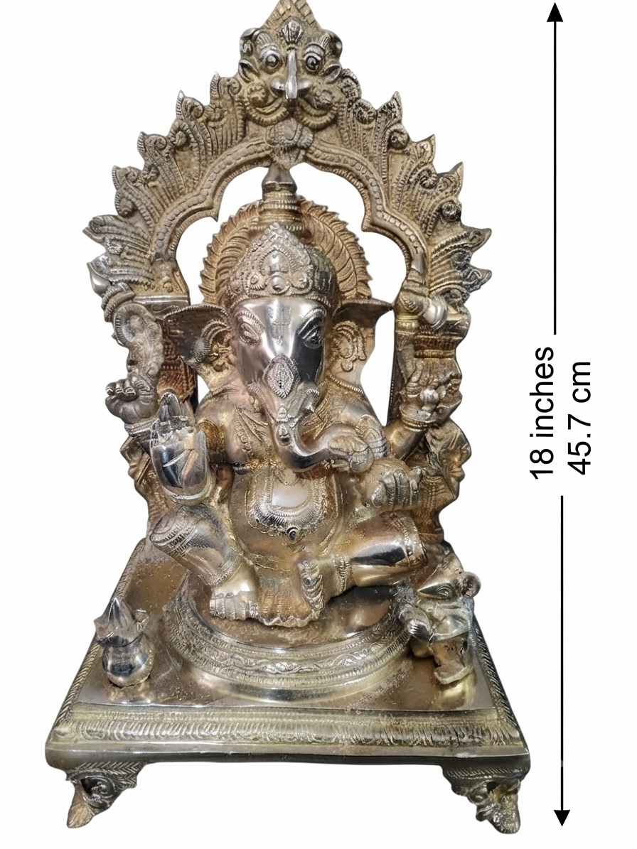 Brass Ganesh Ji Statue